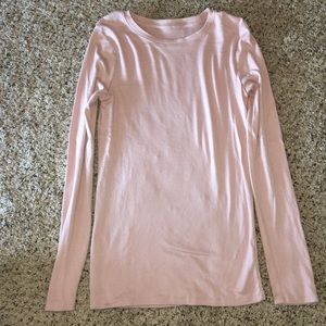 Long sleeve pink top NWOT XS